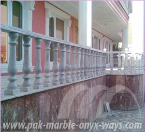 Balustrade Ziarat White Marble