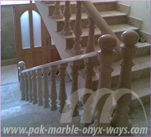 Balustrades Verona Beige, Beige Marble Pakistan Balustrade & Railing