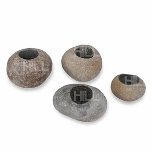 Candle Holders, Indonesia River Stone Accessories