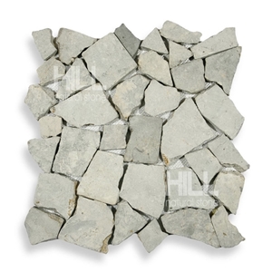 Morteo Garden, Grey Indonesia Marble Mosaic