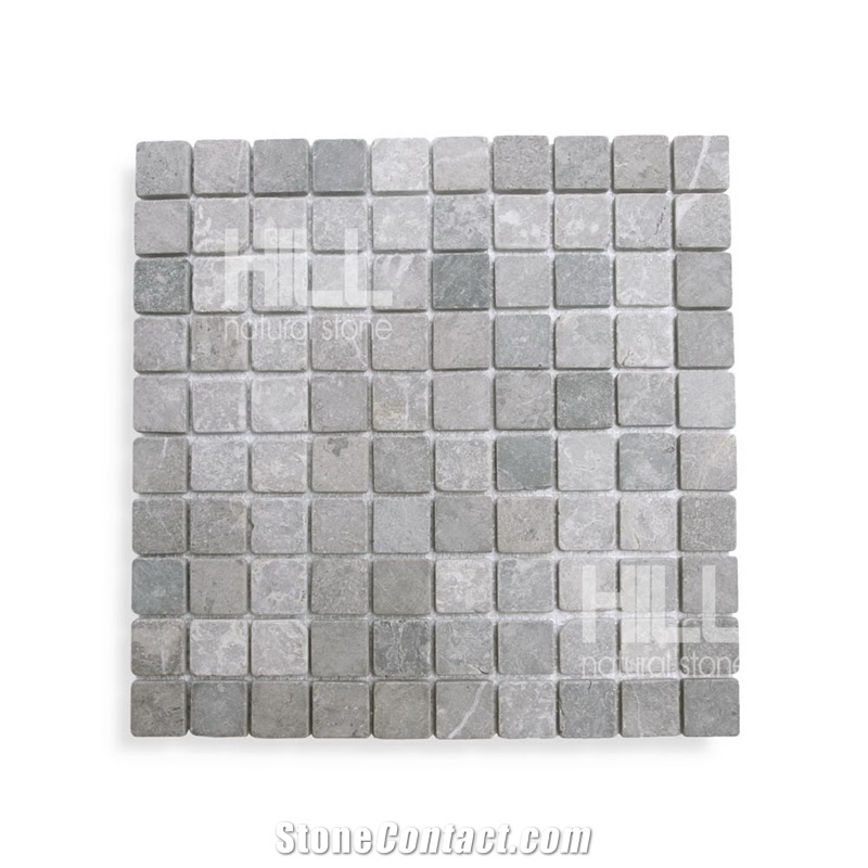 Portofino, 3x3 cm Indonesia Marble Parquetry, Mosaic