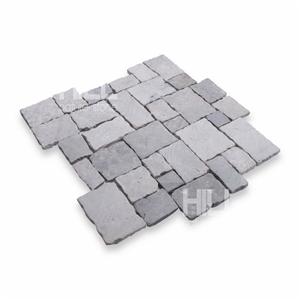 Viano, Grey Indonesia Marble Mosaic