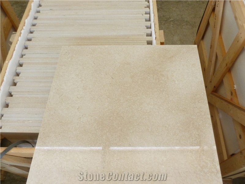 Galala Cream Limestone Slabs & Tiles, Egypt Beige Limestone Polished Floor Covering Tiles, Walling Tiles