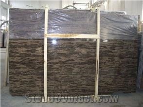 Good Quality Best Price Polished Tunisia Caesar Brown Marble Tiles & Slabs