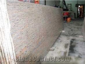 Polished Raw Silk Granite Tiles & Slabs,India Pink Granite