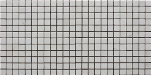 China Crystal White Marble Mosaic Quarry Owned Stone Mosaics Square White Hy-46