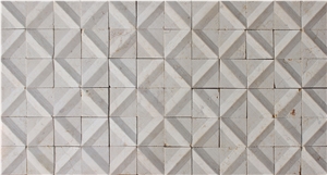China White Marble Giallo Atantide Mosaic Manufacture Stone Mosaics White Hy-17