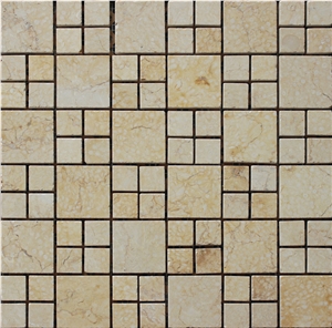 Giallo Atantide Mosaic Manufacture China Stone Mosaics Square Yellow A057-23-48