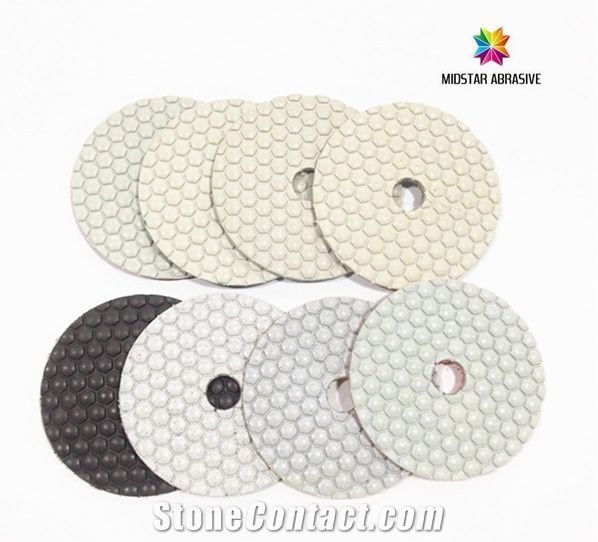 100mm Dry Polishing Pad for Stone Renew and Restoration