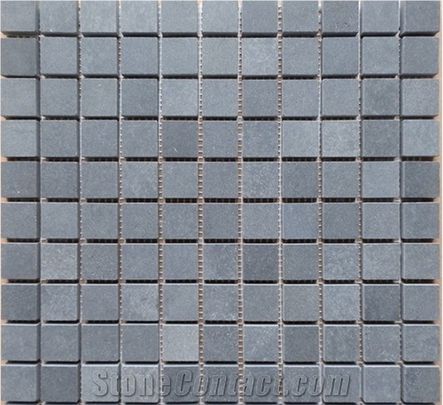 Hainan Grey Basalt Mosaic/Honed/Natural Stone Mosaic, China Grey Basalt Mosaic