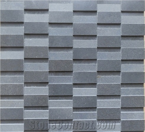 Hainan Grey Basalt Mosaic/Natural Stone Mosaic/Honed