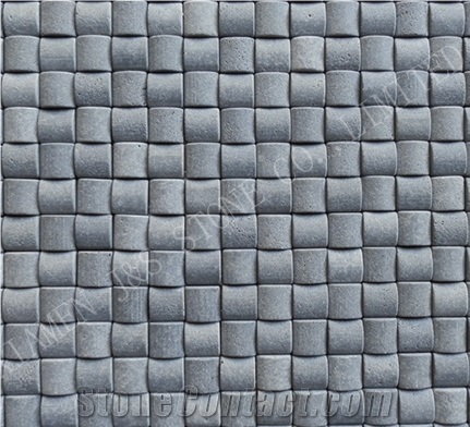 Inca Grey Mosaics Basalt/Basalto, China Grey Basalt Mosaic/Basaltina