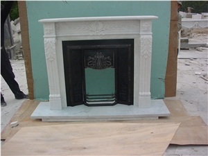 Best China Indoor Marble Fireplace Mantel Stone Carving
