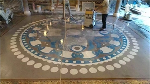 China Multicolor Marble Beauty Water-Jet Medallion & Complex Interior Water-Jet & New Parquet & Wholesaler