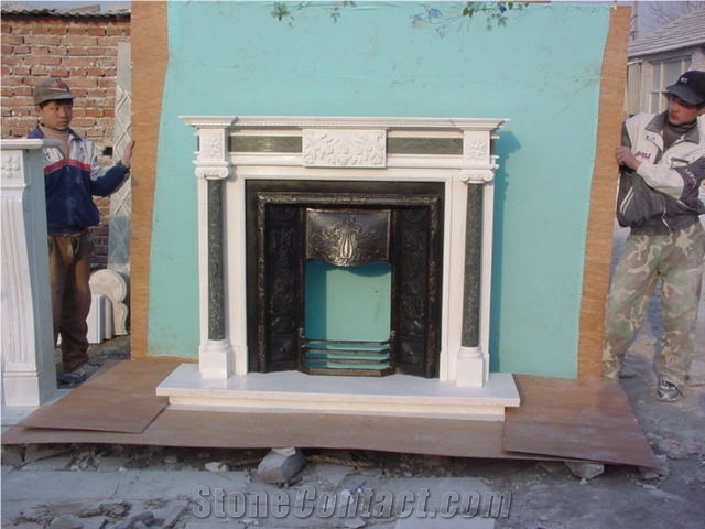 Hot Sale China Natural Marble Fireplace