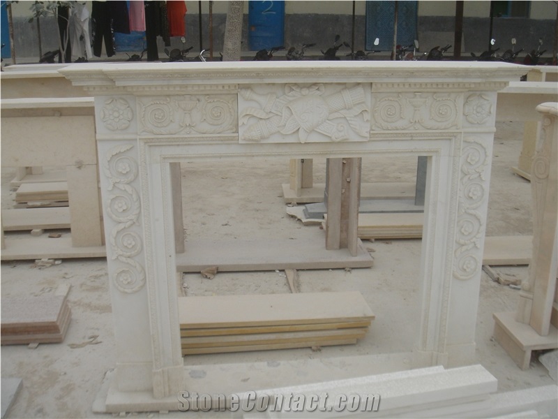 Hot Sale,Top Quality Stone Fireplace,Marble Fireplace Design,White Marble Fireplace Surround