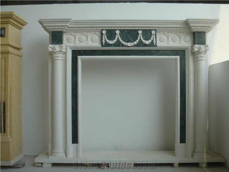 Hot Sell Decorative China Marble Fireplace,Marble Fireplace,Fireplace Mantel,Fireplace Surround