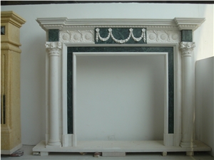 Hot Sell Decorative China Marble Fireplace,Marble Fireplace,Fireplace Mantel,Fireplace Surround