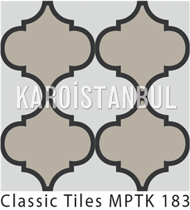 Encaustic Cement Tile, Multicolor Terrazzo and Quartz Stone Tiles