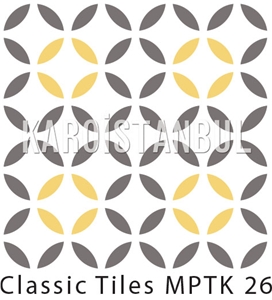 Encaustic Cement Tiles, Terrazzo Tiles, Grey and Yellow Quartz Stone Tiles