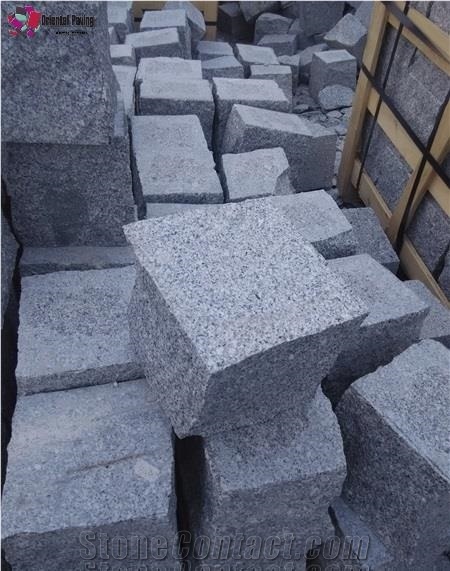 China Grey G341 Granite Cube Stone, Pavers, Paving Granit Stone, Granite Cube, G341 Paving Stone, Grey Granite, White Granite Stone, Natural Stone