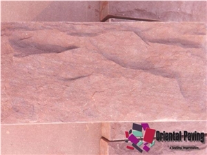 China Red Sandstone Tiles for Paving, Walling, Building