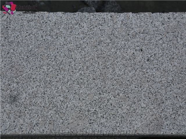 Top and Bottom Sawn Cut Shandong Gray Granite Paving Tiles, China Grey Granite