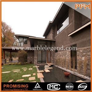 China Beige Slate Terracotta Facade Tile,Brick Facade,Tile Facade,Building Facade Texture