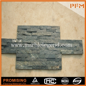 China Green Slate Cultured Stone for Facade Building Material