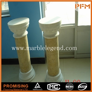 Hight Quality Brown Marble Columns for Sale,Roman Marble Column