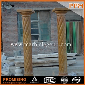 Interesting Solid Black Marble Pedestal Column,China Black Marble Carving Product Carving Stone Column