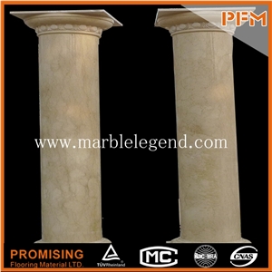 Polished Black Marble Columns & Pillar, Roman Column