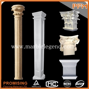 Supplying Brown Marble Column for Hotel