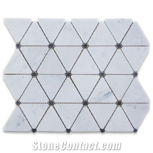 China Grey Wood Vein Marble Polished Hexagon Mosaic, Athen Grey Marble Hexagon Mosaic