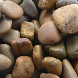 Natural Mixed Color Pebble Stone Polished/ Multicolor Pebble Stone