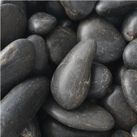 Natural Surface Solid Surface Black Pebble Stone,River Stone for Road Floor Cover Paving