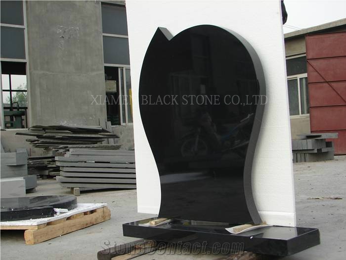 China Black Granite Tombstones,Monuments,Headstones,Gravestone,Russia Style,Monumental Products