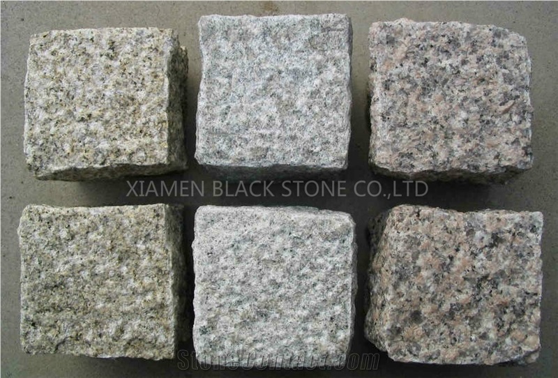 Cobble Stone,Granite Cube Stone,G614 Granite Cobble Stone,Paving Sets,Garden Stepping Pavements