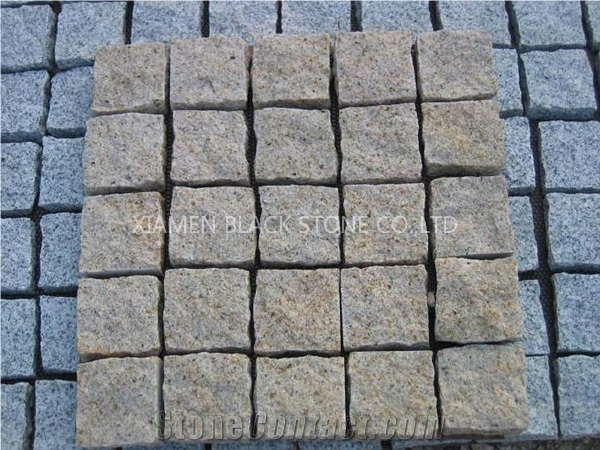 Cube Stoneg654 Granite Cobble Stone,China Grey Granite