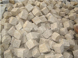 G614 Granite Cobble Stone,Courty Road Pavers,Paving Sets,Floor Covering,Garden Stepping Pavements