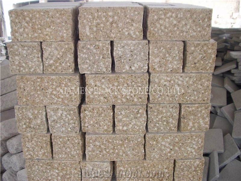 G614 Granite Cobble Stone,Courty Road Pavers,Paving Sets,Floor Covering,Garden Stepping Pavements