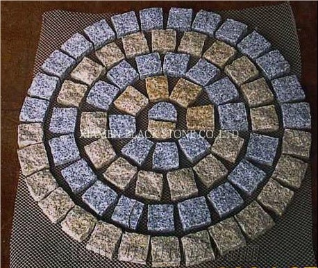 G682 Granite Cobble Stone,Courty Road Pavers,Paving Sets,Floor Covering,Garden Stepping Pavements