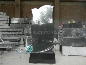 Hebei Black Granite Tombstones,Monuments,Headstones,Gravestone,Russia Style,Monumental Products