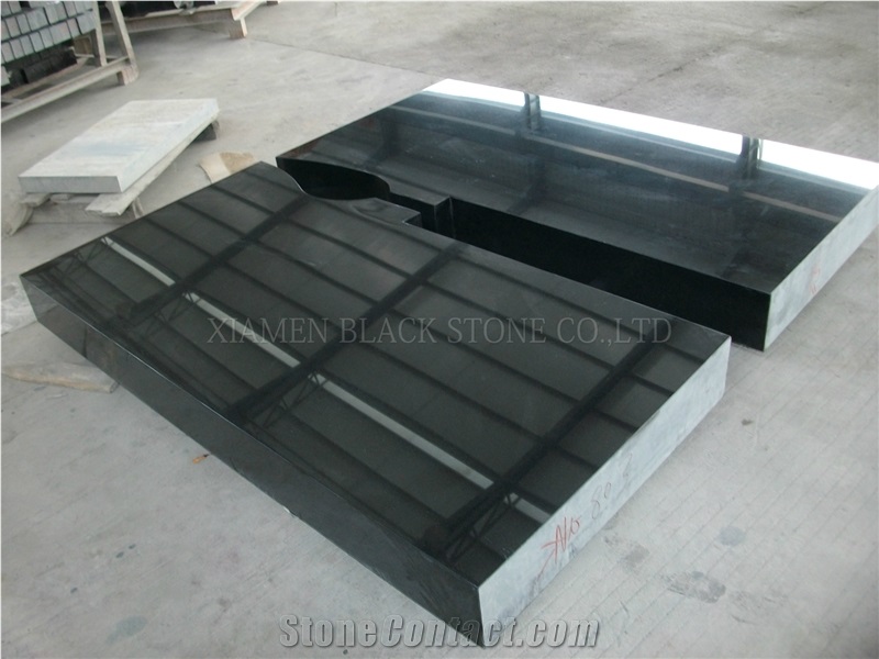 Shanxi Black Granite Custom Monuments,Western Style Monuments,Cemetery Tombstones,Family Monuments