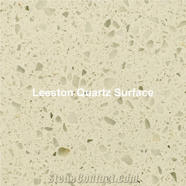Beige Quartz Stone Slabs & Tiles,Engineered Stone for Countertops