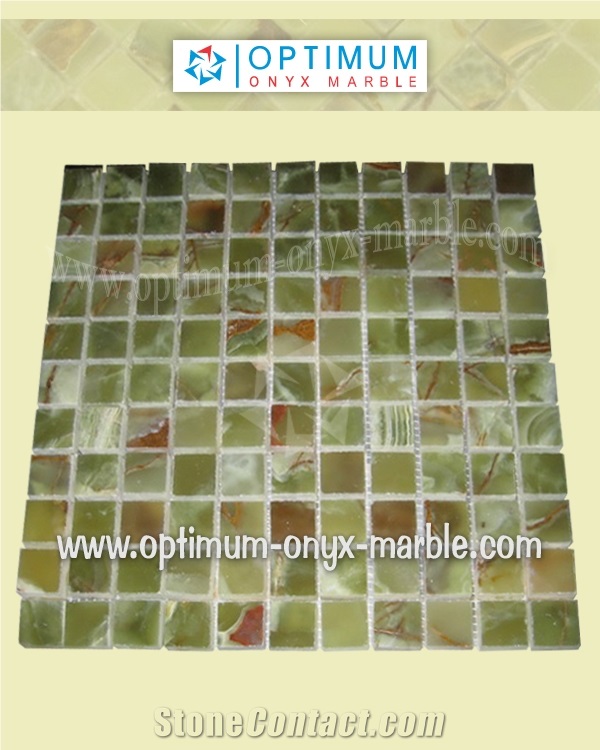 Onyx Mosaic Tiles - Green