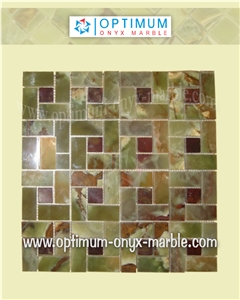 Onyx Mosaic Tiles - Green