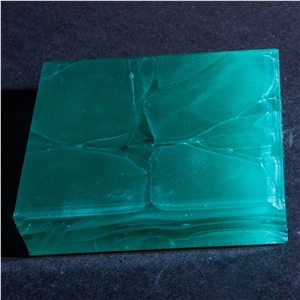 China New Tech Blue Jade Glass Crystallized Onyx Stone Tiles & Slabs