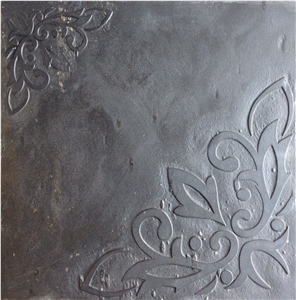 Slate Decors, Indian Autumn Slate Relief & Etching