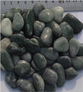 China Black Marble Natural Stone Pebble Stone Pattern, River Pebbles